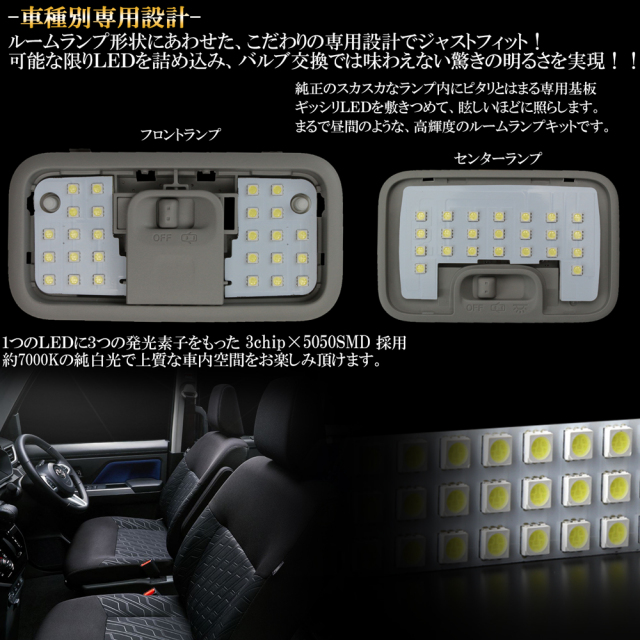 ネコポス可】 トヨタ タンク ルーミー スバル ジャスティ ダイハツ トール LED ルームランプ キット 純白 ホワイト R-294 ネコポス可】 トヨタ タンク ルーミー スバル ジャスティ ダイハツ トール LED ルームランプ キット 純白 ホワイト R-294