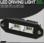 埋め込み専用 LED ライトポッド 40W フォグランプ バックランプ 作業灯 補助灯に フラッシュマウント型 12V 24V IP67 P-533