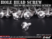 タッピングネジ M5×25mm ステップ ホールヘッド ネジ H-1 ステンレス カウルやパネルなどに シルバー TC0110 【メール便可】