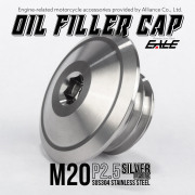オイルフィラーキャップ M20 P2.5 六角穴 ヘッド外径31mm ステンレス製 BT マットシルバー 汎用 TH0279 【メール便可】