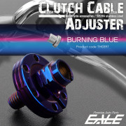 クラッチケーブル アジャスター M8 P1.25 汎用 ステンレス製 焼きチタン TH0397 【メール便可】