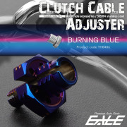 クラッチケーブル アジャスター M8 P1.25 汎用 H-1 ステンレス製 焼きチタン TH0406 【メール便可】