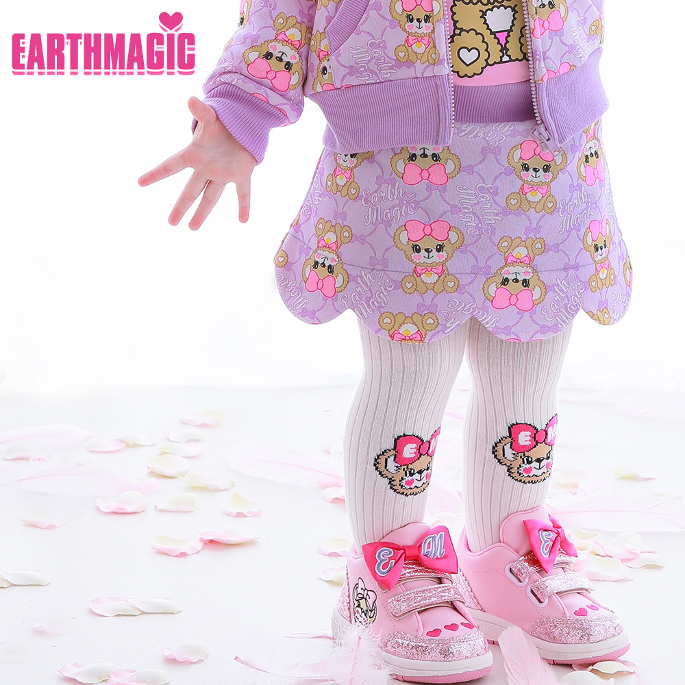 アースマジックベビー EARTHMAGIC BABY リボンマフィー総柄ブルマ付き 