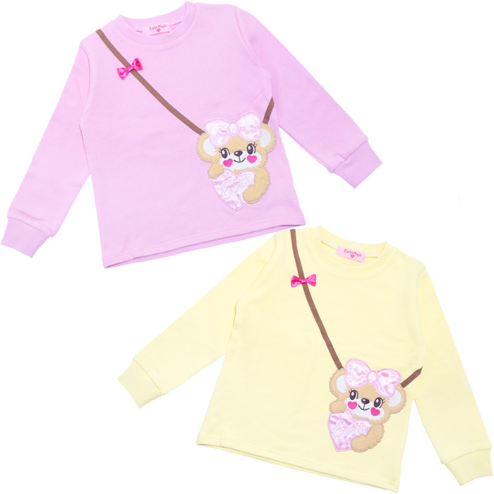 マフィーポシェット風アップリケトレーナー