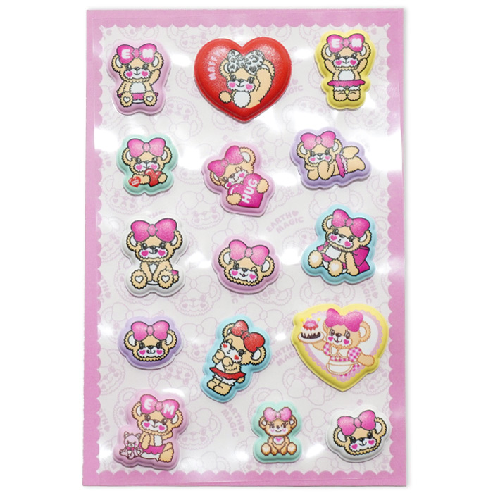 日本製 マフィーぷっくりシール