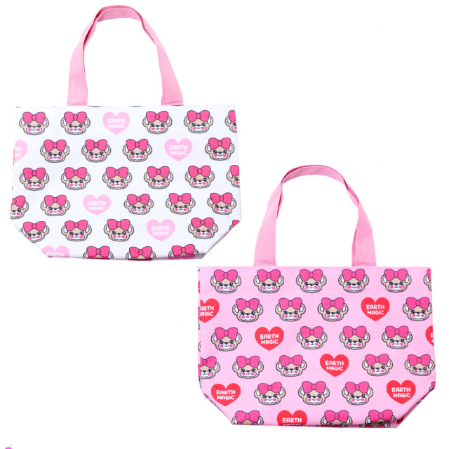 フェイスマフィー総柄ミニトートバッグ