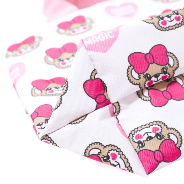 フェイスマフィー総柄ミニトートバッグ