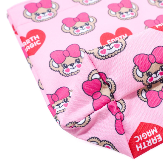 フェイスマフィー総柄ミニトートバッグ