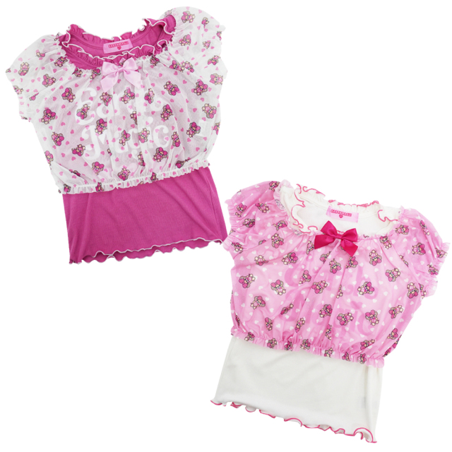 アースマジック EARTHMAGIC ミニ ハート マフィー 総柄 チュール パフ  