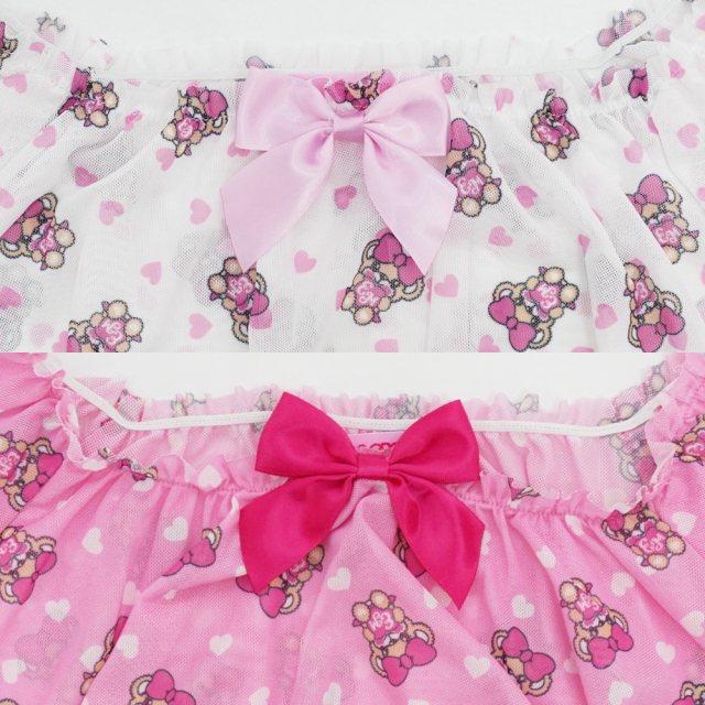 アースマジック EARTHMAGIC ミニ ハート マフィー 総柄 チュール パフトップス& タンクトップ セット 2021春夏