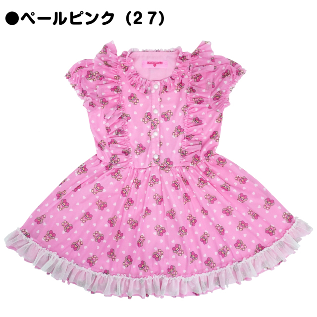 アースマジック EARTHMAGIC ミニ ハート マフィー 総柄 チュール ベビードール ワンピース 2021春夏