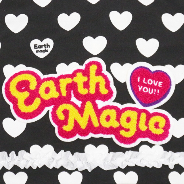 アースマジック EARTHMAGIC ハート ロゴ 総柄 ジャケット 2021春夏