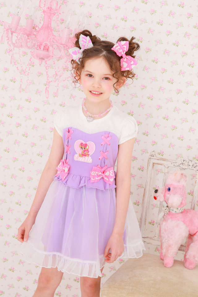 アースマジック EARTHMAGIC レースアップ ビスチェワンピース  