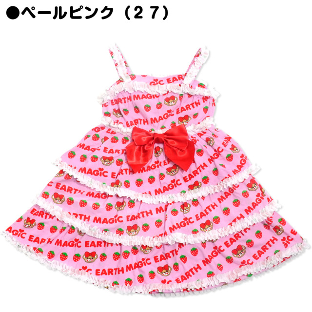 アースマジック　セトア　ワンピース アースマジックベビー EARTHMAGIC BABY カラフルミニハートマフィー総