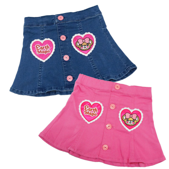 アースマジック Earthmagic ストレッチデニム スカート 春夏