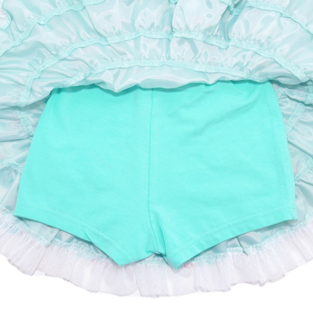 アースマジック EARTHMAGIC デイジーマフィー総柄ティアードスカート ペールピンク エメグリ インナーパンツ付 2022春夏