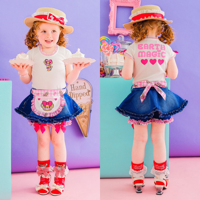 アースマジック Tシャツ・いちごスカート・テレコ・ソックス・シュシュ