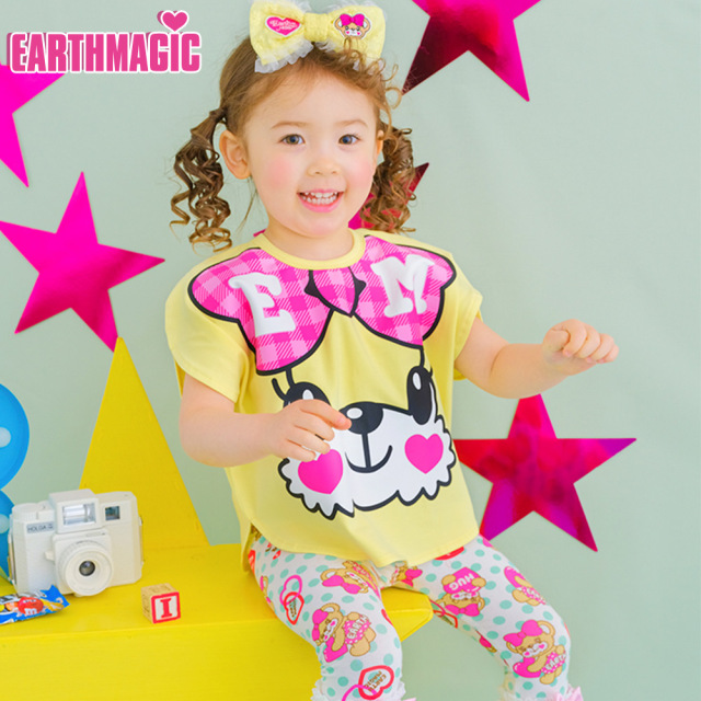 アースマジックベビー EARTHMAGIC BABY フェイスマフィービッグTシャツ  