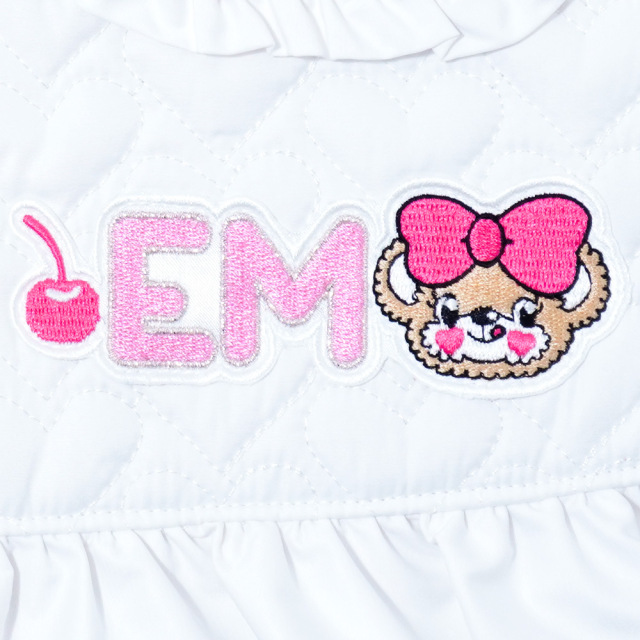 アースマジック EARTHMAGIC ハートキルティング台形スカート シロ ペールピンク マフィー インナーパンツ付 2022秋冬