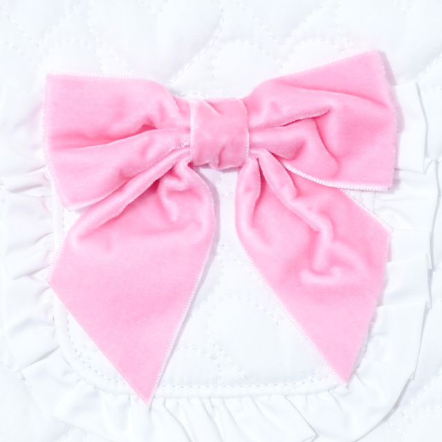 アースマジック EARTHMAGIC ハートキルティング台形スカート シロ ペールピンク マフィー インナーパンツ付 2022秋冬