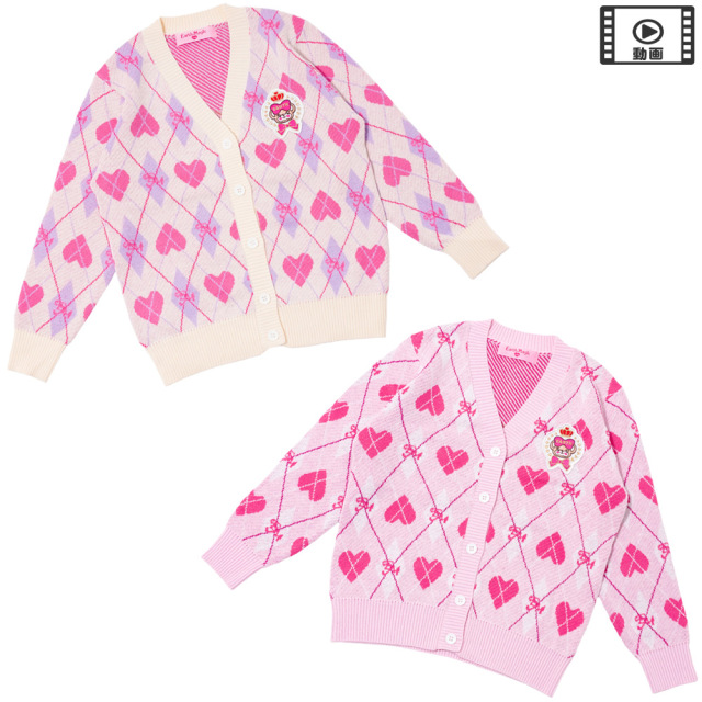 アースマジック 140 ハートロゴ ピンクセーター ごつ 