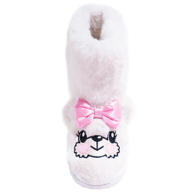 アースマジック EARTHMAGIC マフィーファーブーツ オフシロ ペールピンク 靴 刺繍 ラメ入り 2022秋冬