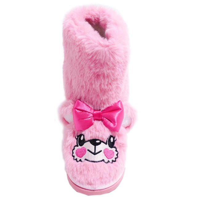 アースマジック EARTHMAGIC マフィーファーブーツ オフシロ ペールピンク 靴 刺繍 ラメ入り 2022秋冬