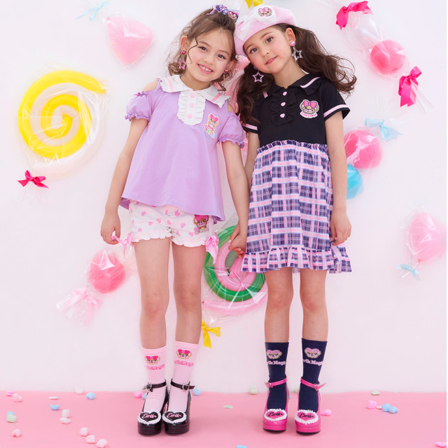 アースマジック EARTHMAGIC 2Pクルーソックス シロ×ペールピンク ペールピンク×ネイビー マフィー 靴下 日本製 2023春夏