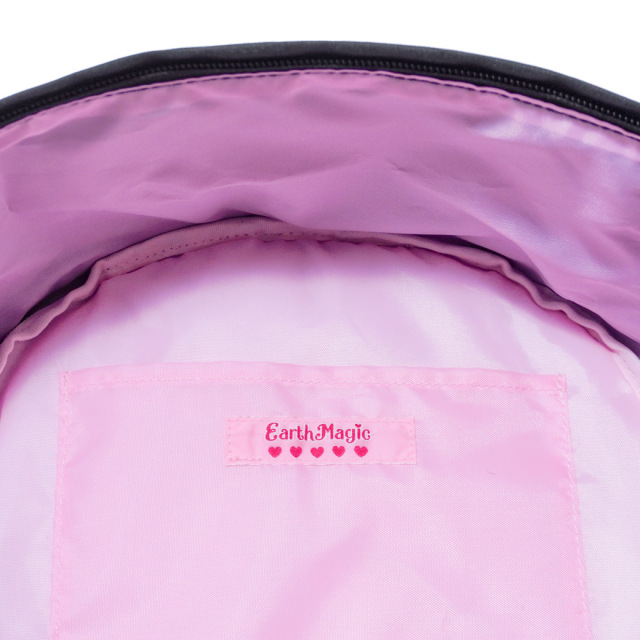 アースマジック EARTHMAGIC マフィーキッズリュック シロ総柄 クロ デイパック ナップサック 2023春夏