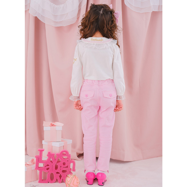 シップスマスト　ロングパンツ　千鳥格子　ジオバイザーF　ピンク　S-petite トリプルクロスカーブパンツ | LE PHIL（ル フィル） ｜【公式】通販