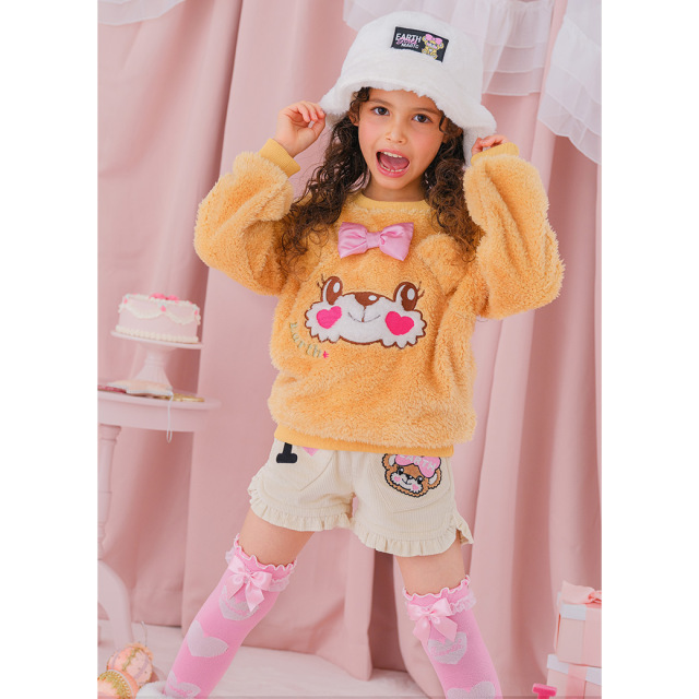 アースマジック EARTHMAGIC ハートポケットコーデュロイショートパンツ  