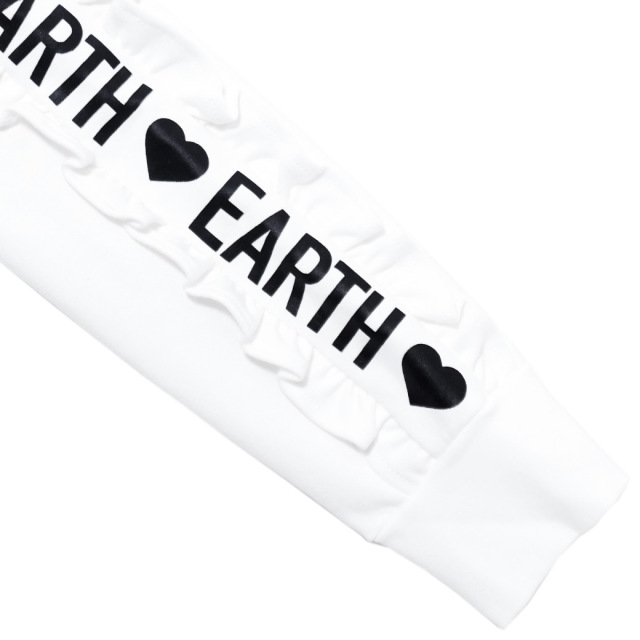 アースマジック EARTHMAGIC マフィープリントセーラージップジャケット シロ クロ
