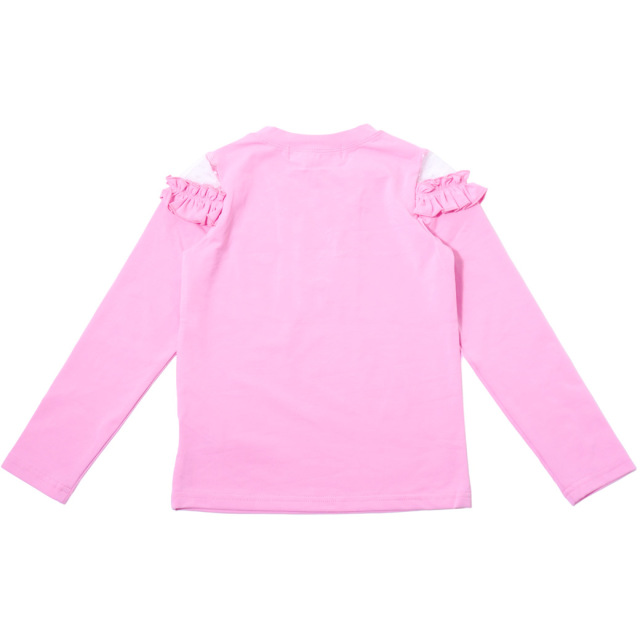 アースマジック EARTHMAGIC レースアップデザイン長袖Tシャツ クロ  