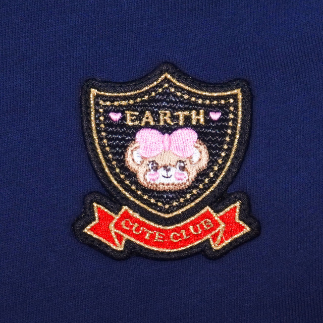 アースマジック EARTHMAGIC セーラーカラー裏毛トレーナー シロ