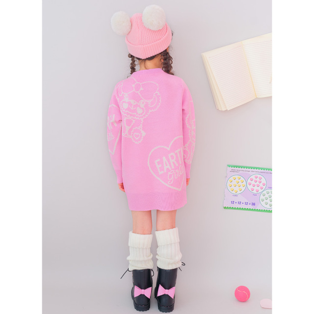 アースマジック EARTHMAGIC マフィーグラフィックニットワンピース  