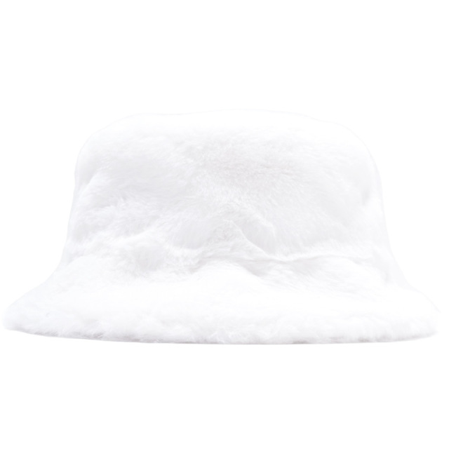 アースマジック EARTHMAGIC フェイクファーバケットハット シロ クロ ペールピンク マフィー 帽子 2023秋冬