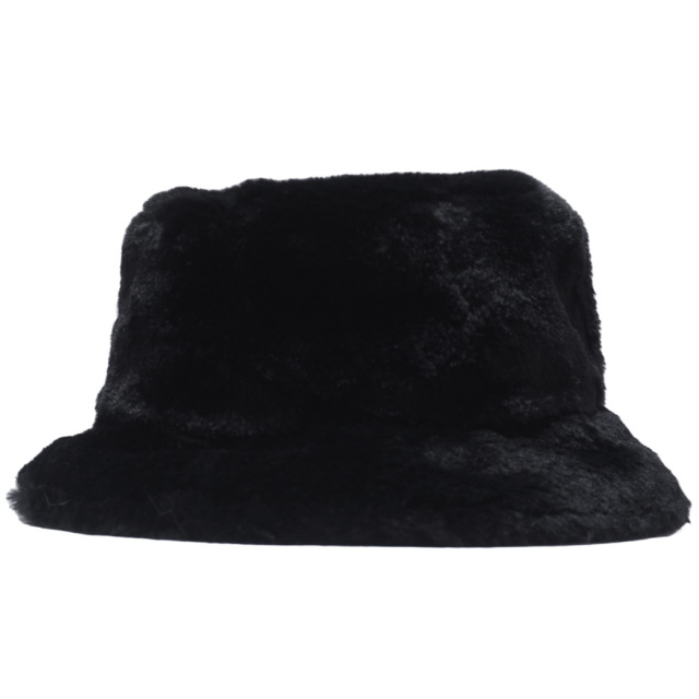 アースマジック EARTHMAGIC フェイクファーバケットハット シロ クロ ペールピンク マフィー 帽子 2023秋冬