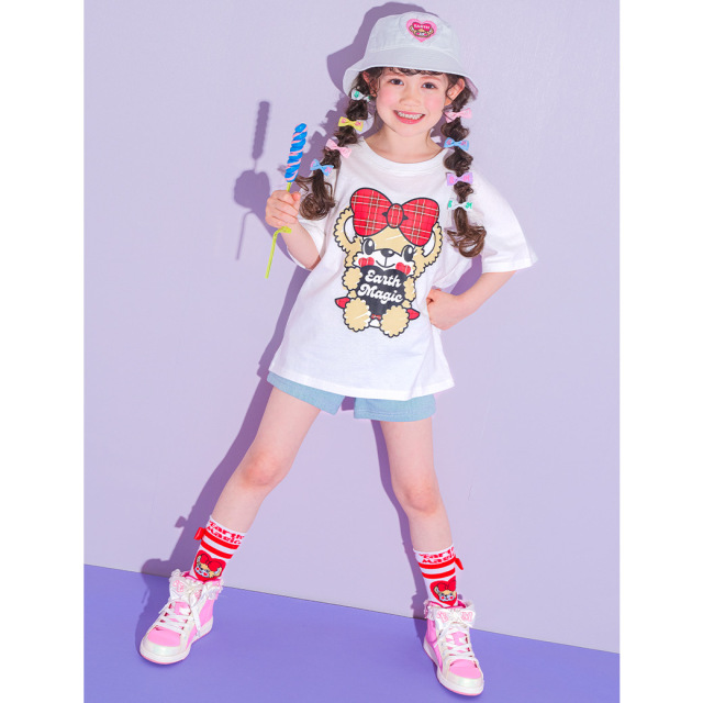 マフィープリントビッグカレッジTシャツ