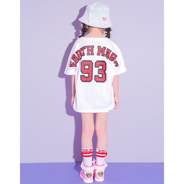 マフィープリントビッグカレッジTシャツ
