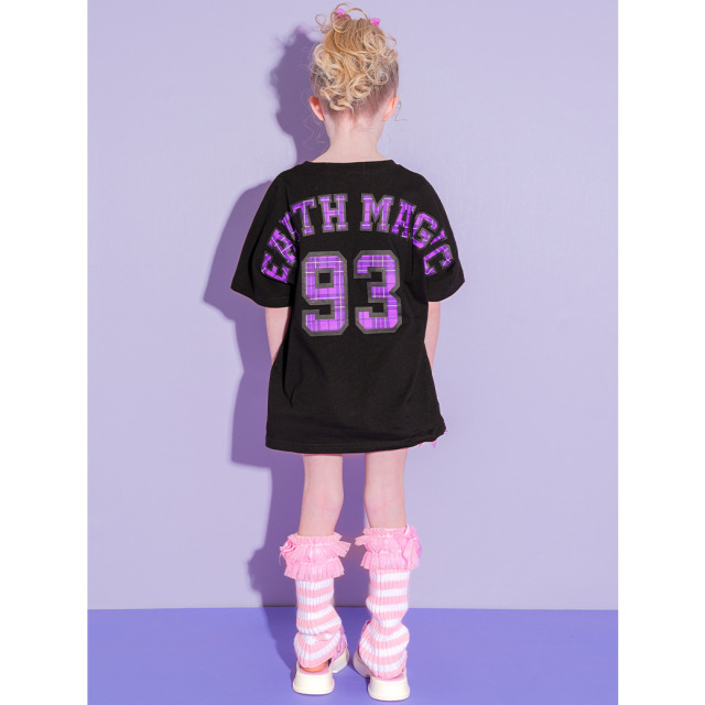 マフィープリントビッグカレッジTシャツ