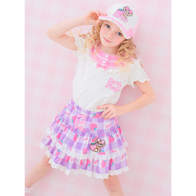 コットンレースリボンキャップ