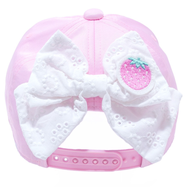 コットンレースリボンキャップ