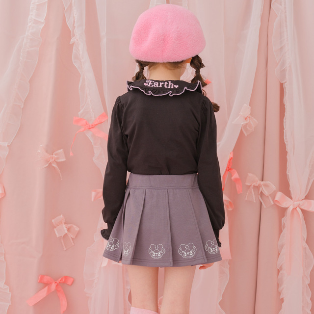 ダンボールニットプリーツスカート(インナーパンツ付)