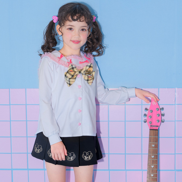 ダンボールニットプリーツスカート(インナーパンツ付)