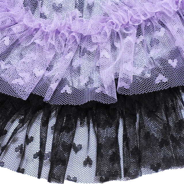 ハートチュールボリュームティアードスカート