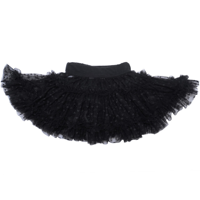 ハートチュールボリュームティアードスカート