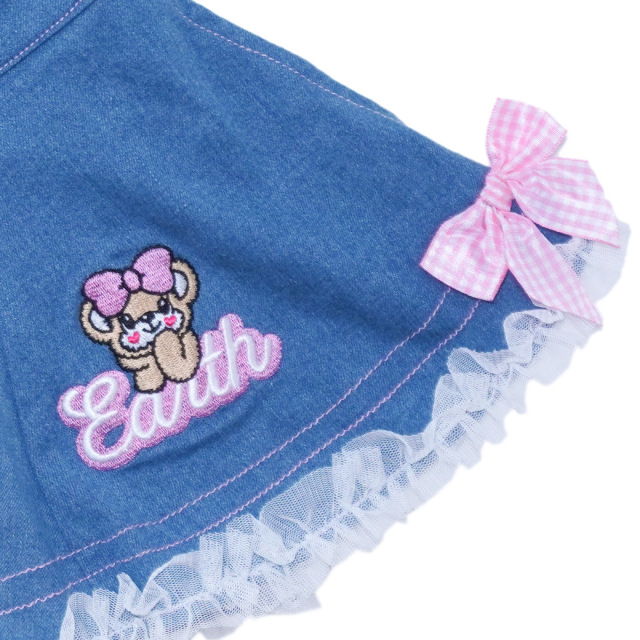 ストレッチデニムフレアスカート