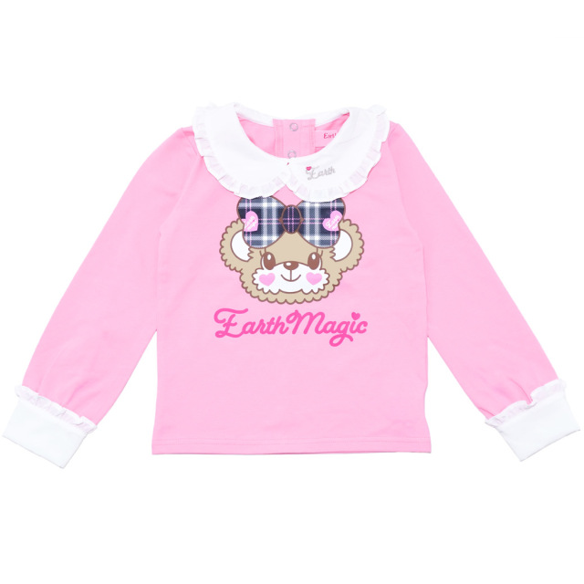 ミニ裏毛襟付きトレーナー