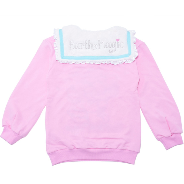 エンジェルマフィーアップリケ裏毛セーラートレーナー 