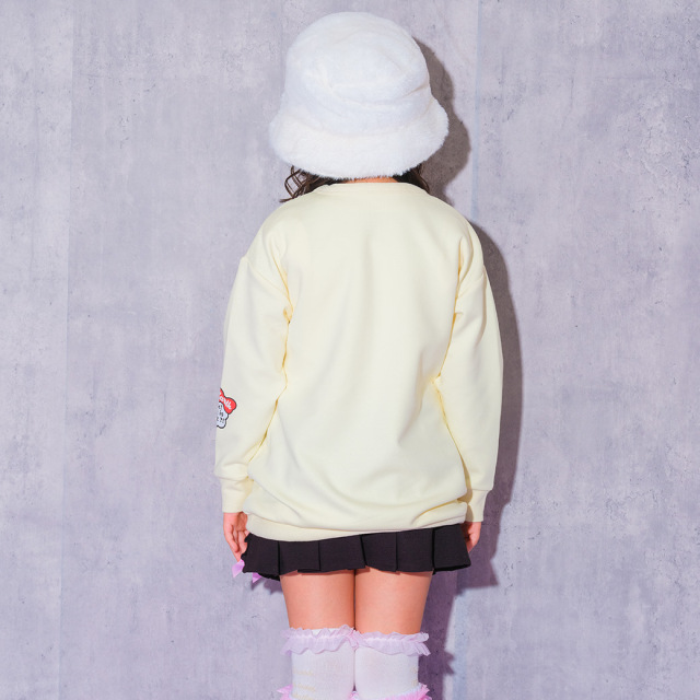 マフィープリントダンボールニットBIGトレーナー(AR機能付)